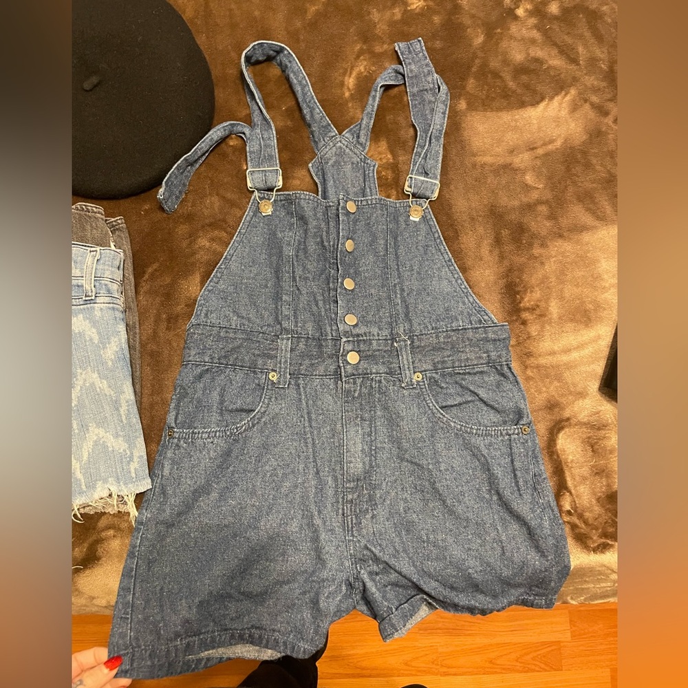 Soft Jean overalls